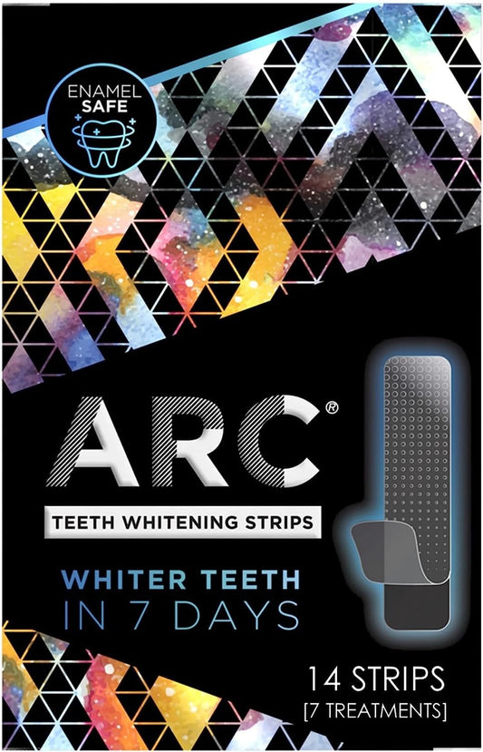ARC Teeth Whitening Strip Kit components