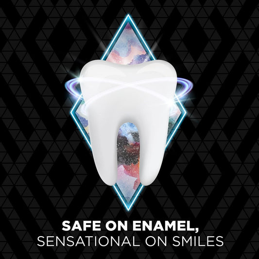 ARC Smile Amplifier strips positioned for whitening
