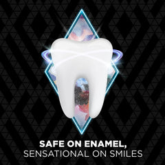 ARC Smile Amplifier strips positioned for whitening