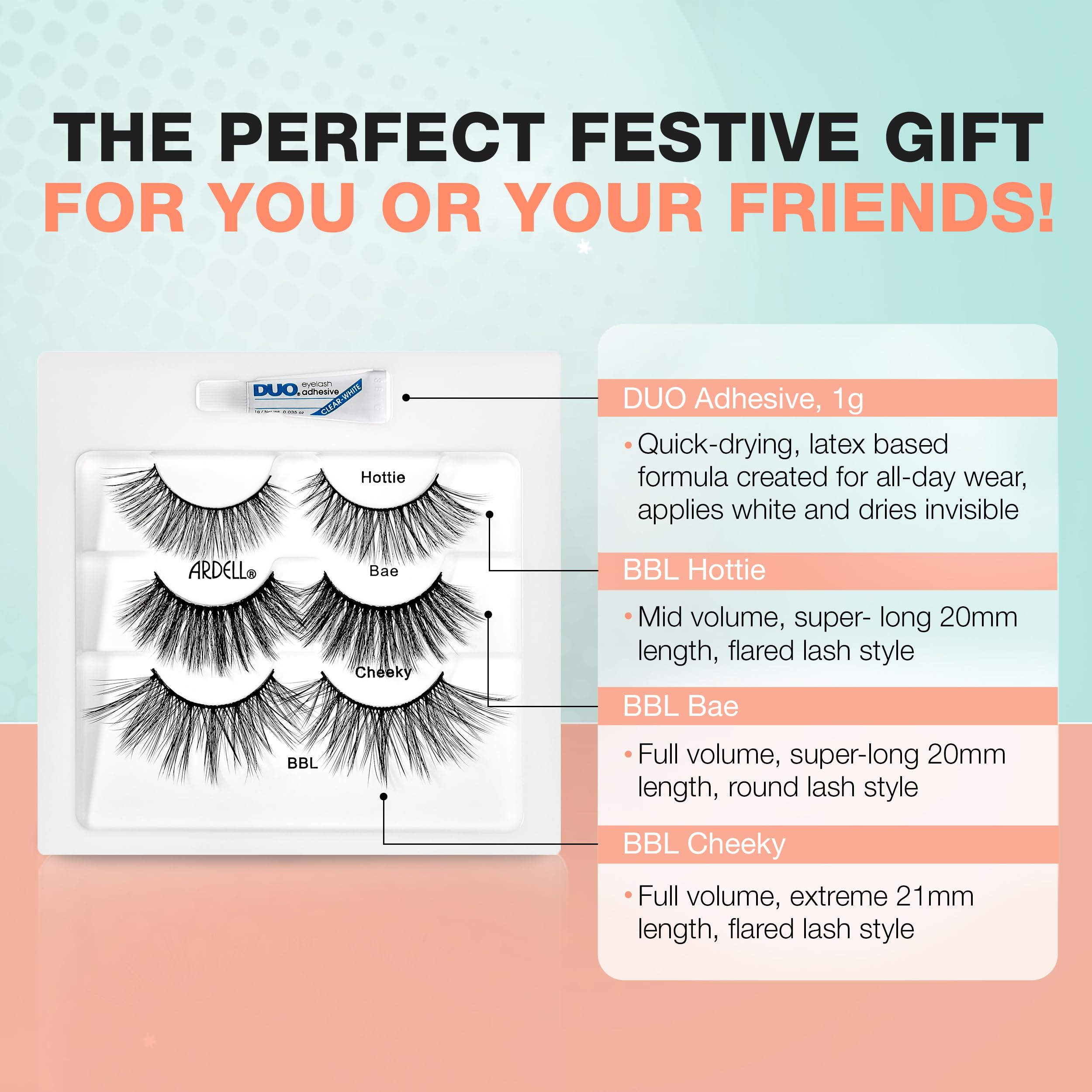 Ardell BBL gift set with DUO adhesive for quick lash application