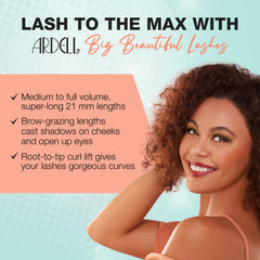 Ardell BBL gift set featuring wispy lashes closeup for the lashes