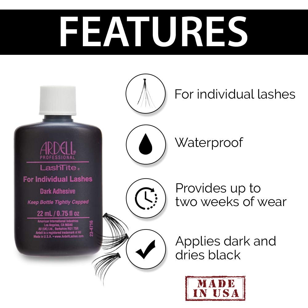 Ardell LashTite adhesive two-pack packaging for travel and savings.