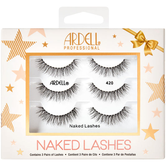 Ardell Naked Lashes 420 gift-set packaging, ideal for holiday gifting.