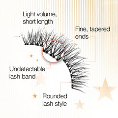 Ardell Naked Lashes 420 Invisiband Knot-Free for seamless lash line.