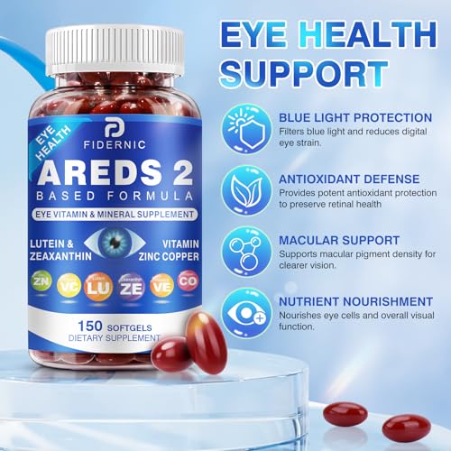 AREDS2 nutrient profile infographic