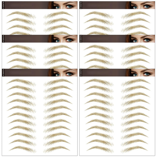 Aresvns Blonde Eyebrows Tattoo 66pairs for natural daily looks.