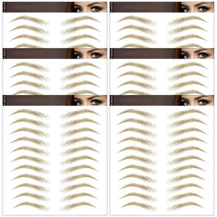 Aresvns Blonde Eyebrows Tattoo 66pairs for natural daily looks.
