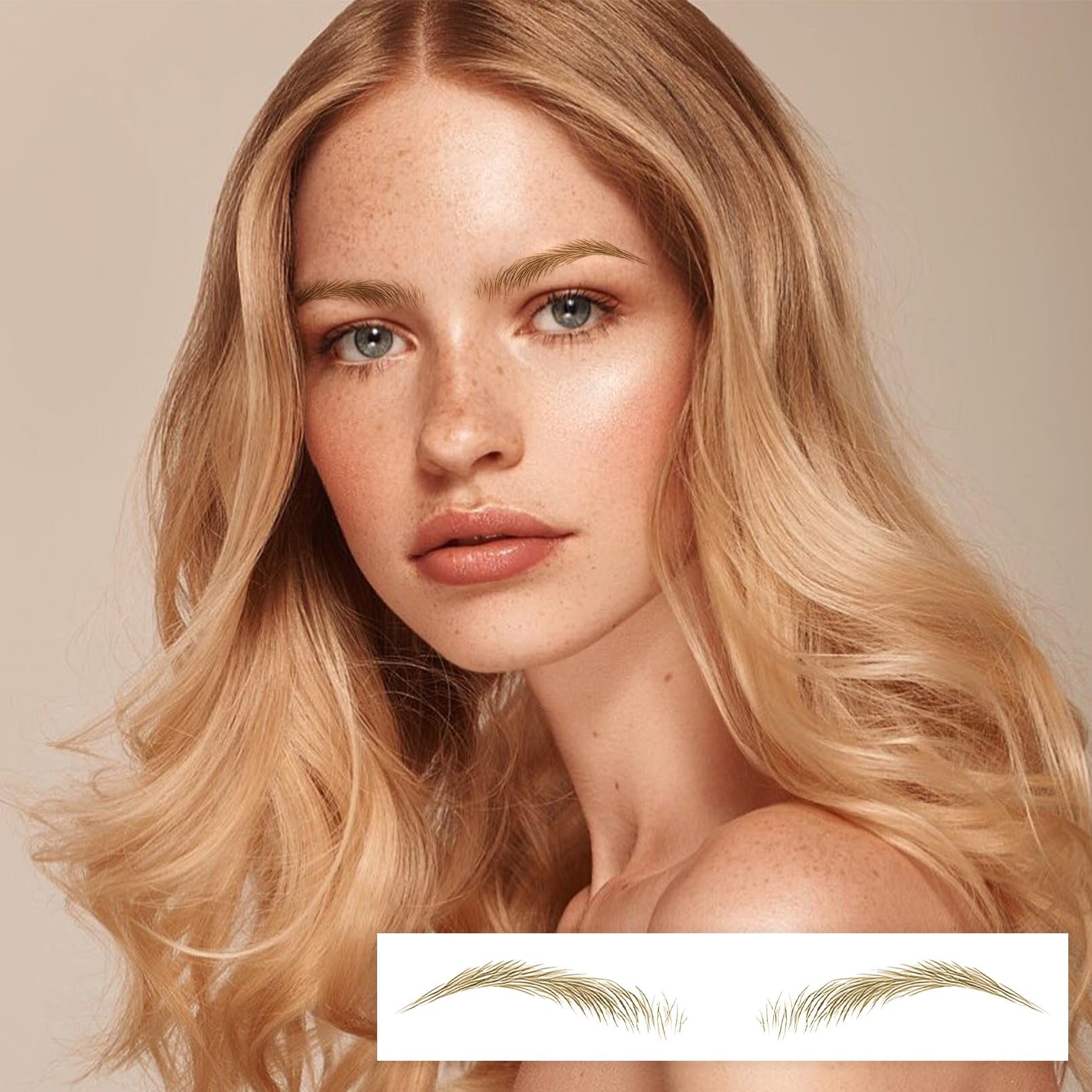 Aresvns Improved Size Shape Eyebrow Tattoos deliver realistic proportions.