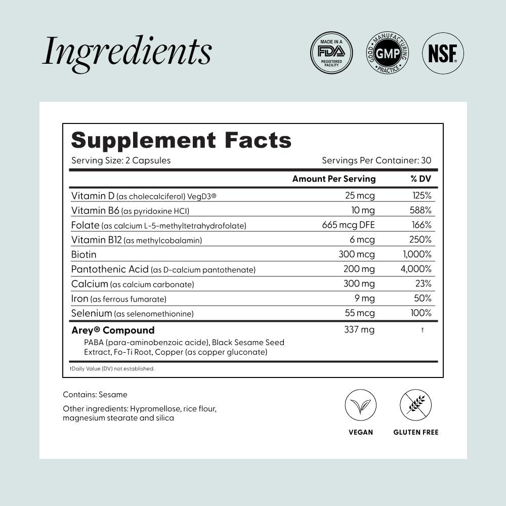 Packaging showing vegan, gluten-free and cruelty-free claims