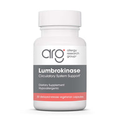 Allergy Research Group Lumbrokinase 30-delayed-release vegetarian capsules bottle