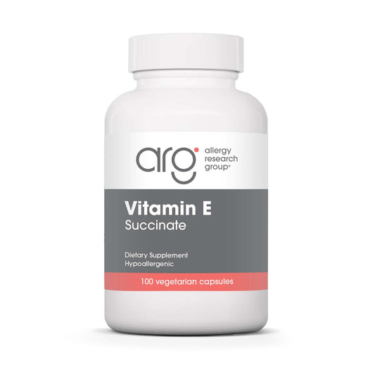 Bottle of Allergy Research Group Vitamin E Succinate 400 IU - 100 Count