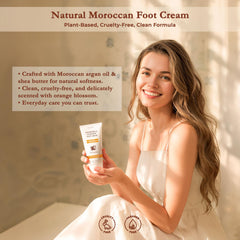 Argaviva foot care routine image shows daily hydrating care.