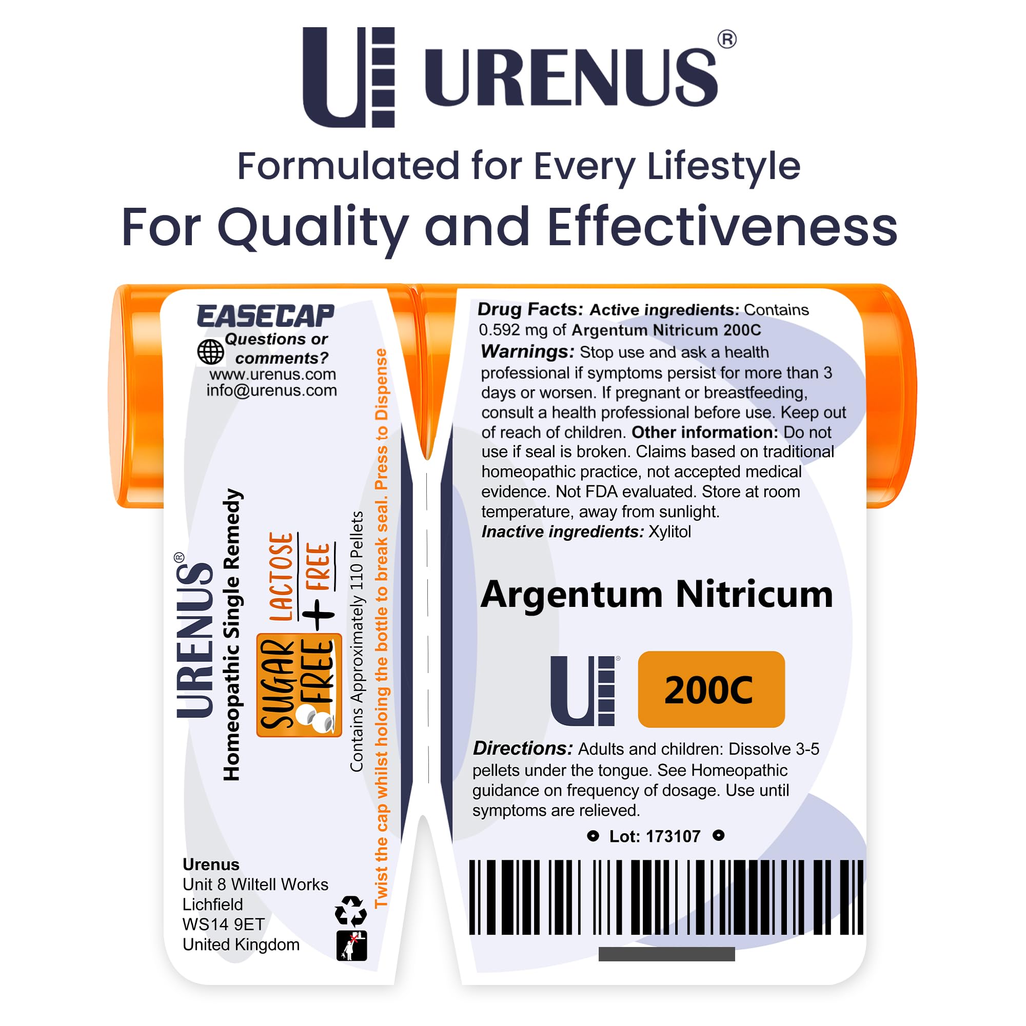 Eco-friendly packaging and 110 pellets