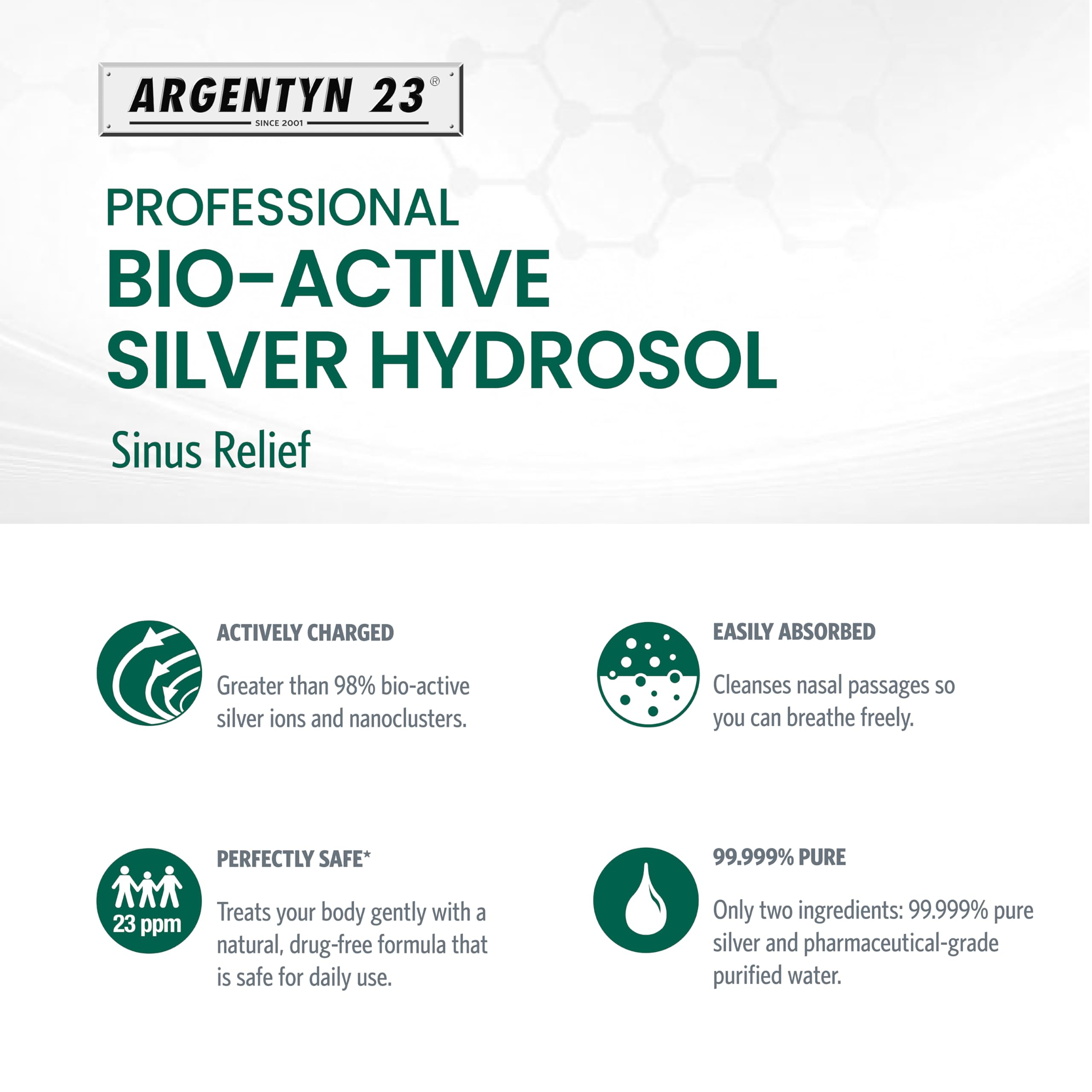 Ultra-small silver nanoparticle concept illustrating 0.8 nm particles