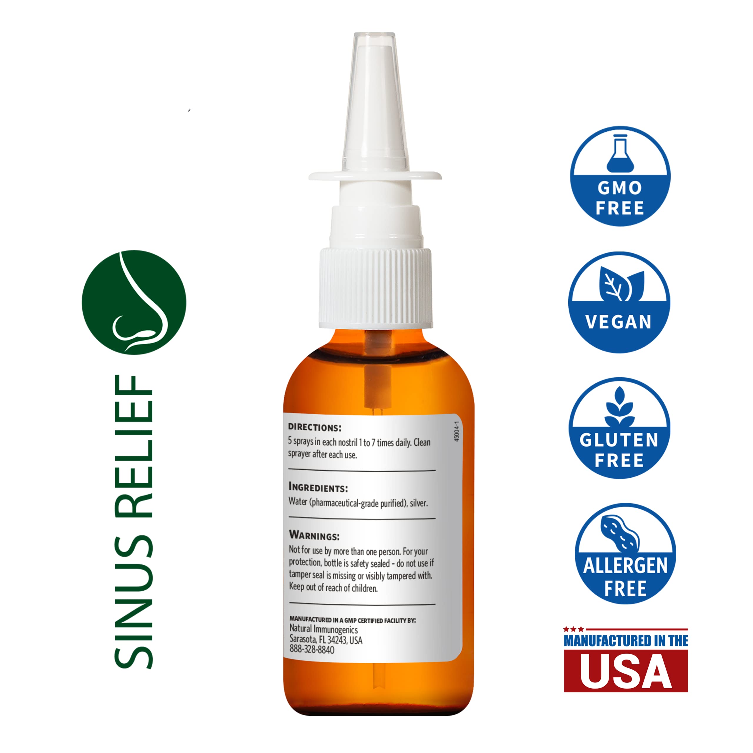 2 oz (59 mL) Argentyn 23 bottle standing upright