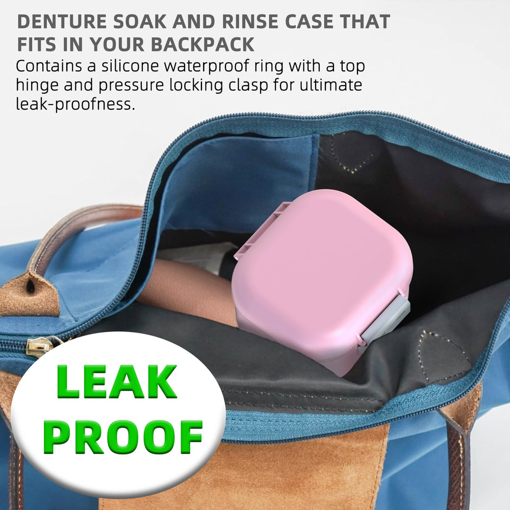 Packaging and components of ARGOMAX denture bath box