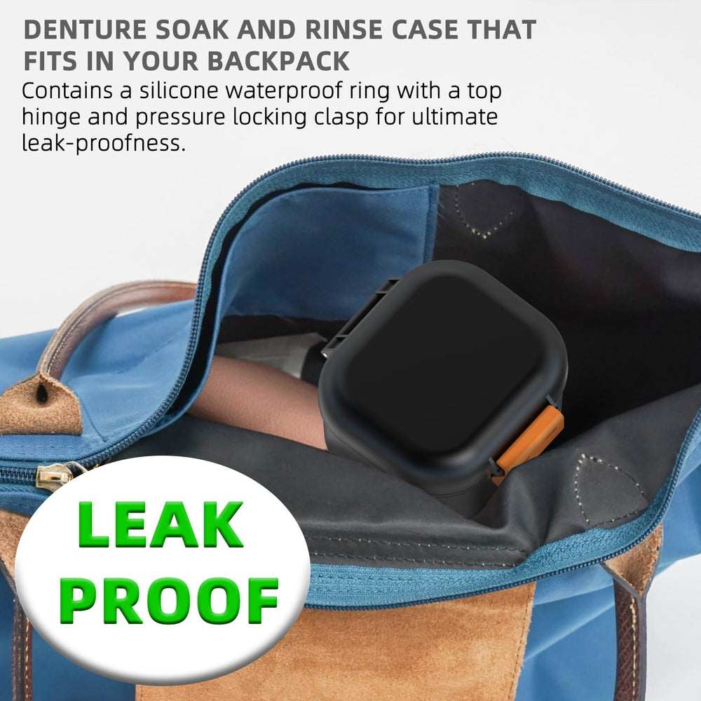 ARGOMAX denture bath cup packaging and contents