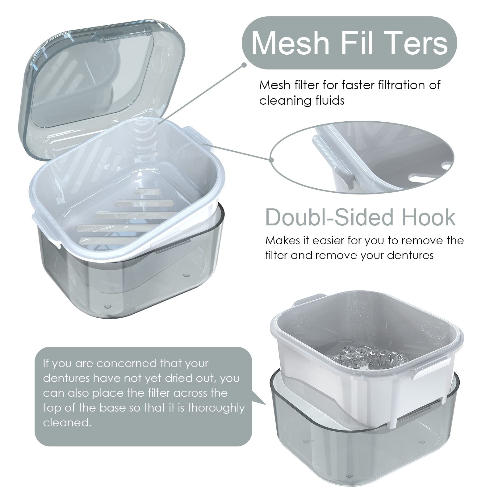 Multi-purpose use for pacifiers, toothbrush heads and small items