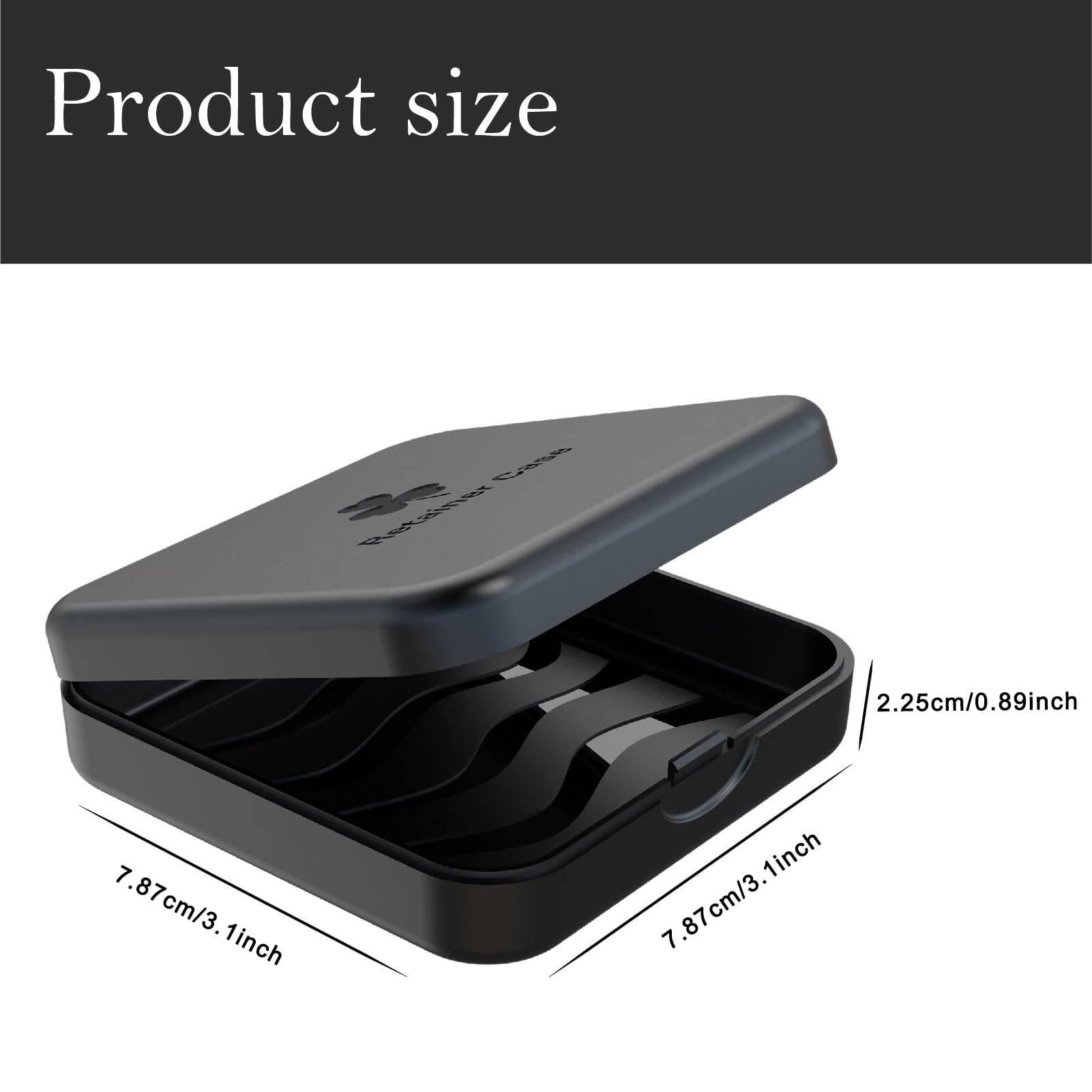 ARGOMAX retainer case black side view
