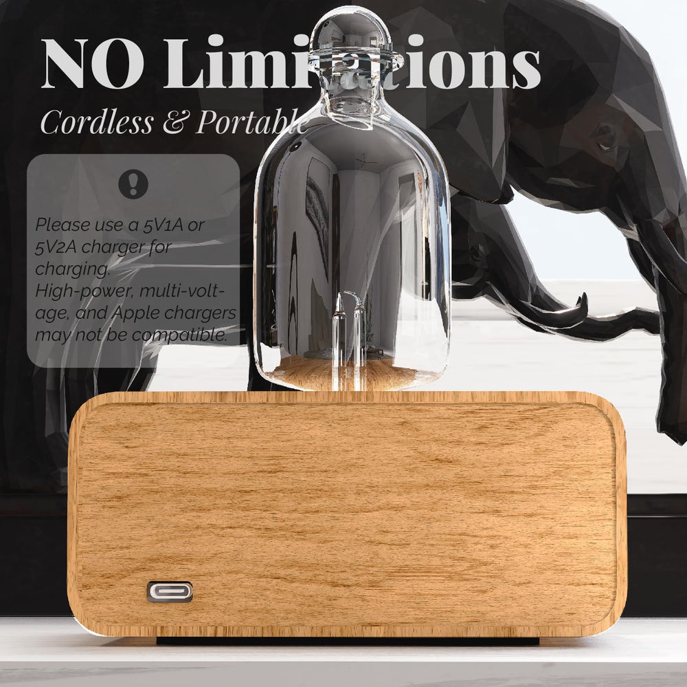 Auto timer function on Aria waterless diffuser