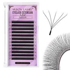 ARISON LASHES 5DW premade fans volume w shape: lightweight daily look.