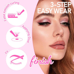ARISON LASHES premade fans matte faux mink provide natural matte finish.