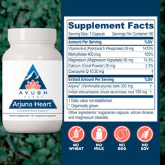 Arjuna Heart bottle on white background