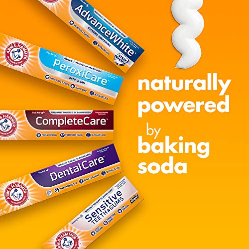 ARM & HAMMER logo detail on the tube