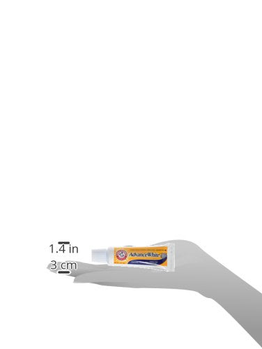 Front packaging of Arm & Hammer Advance White toothpaste 0.9 oz