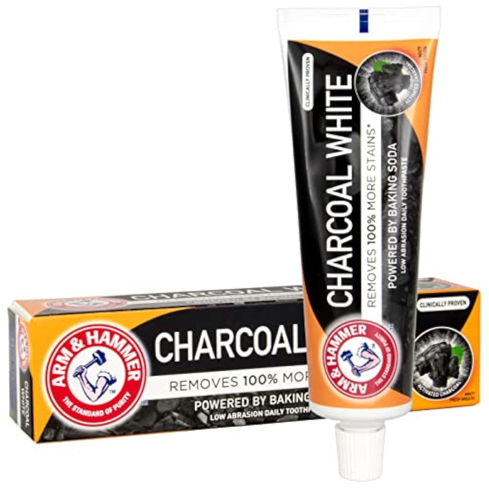 Arm & Hammer Charcoal White Toothpaste tube 75ml