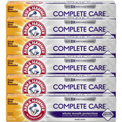 Front view of ARM & HAMMER Complete Care Toothpaste 6 pack