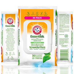 Arm & Hammer Simply Fresh face wipes pack for quick refreshing cleanse on the go.