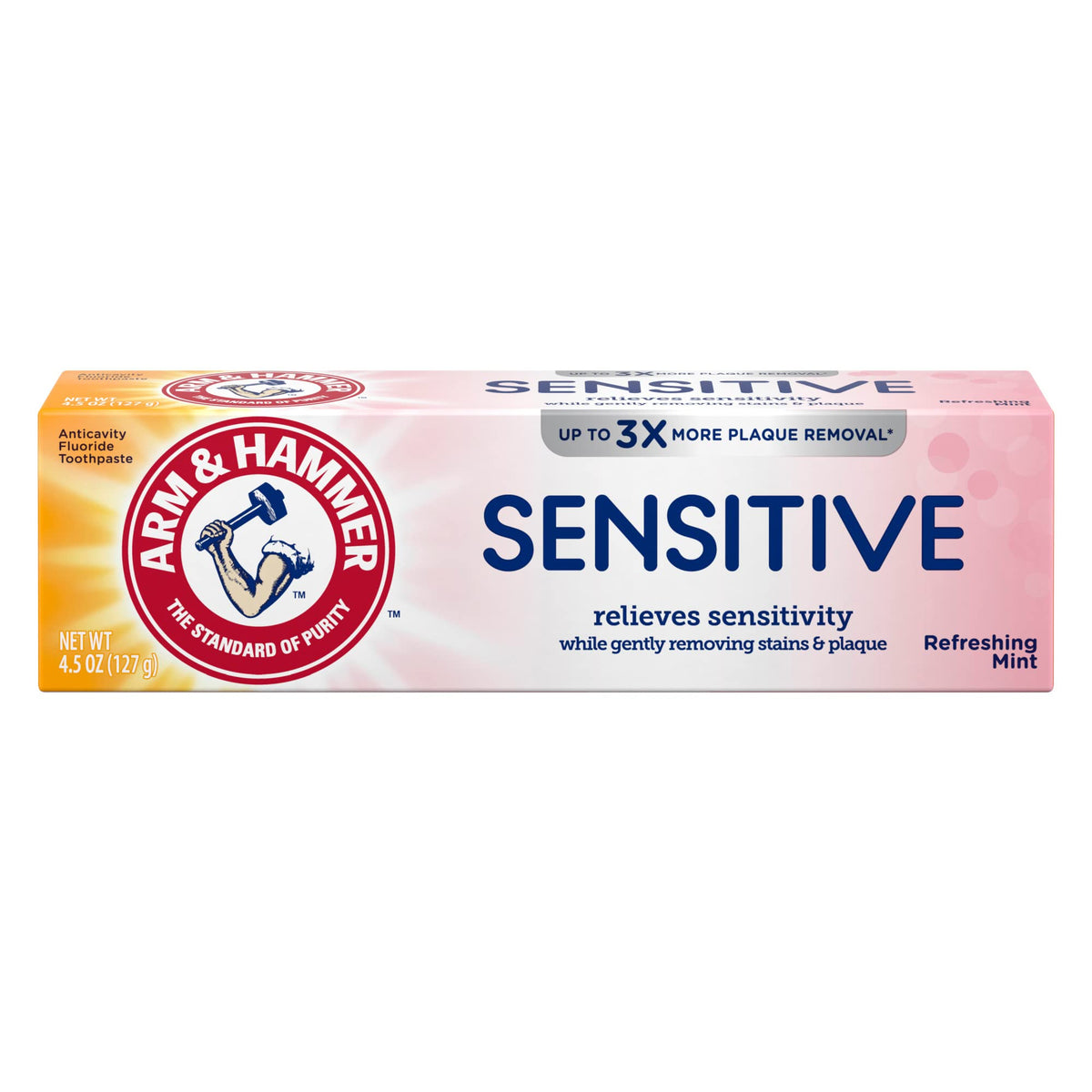 Arm & Hammer Sensitive Teeth & Gums Toothpaste Mint - 12-pack, 4.5 oz tubes