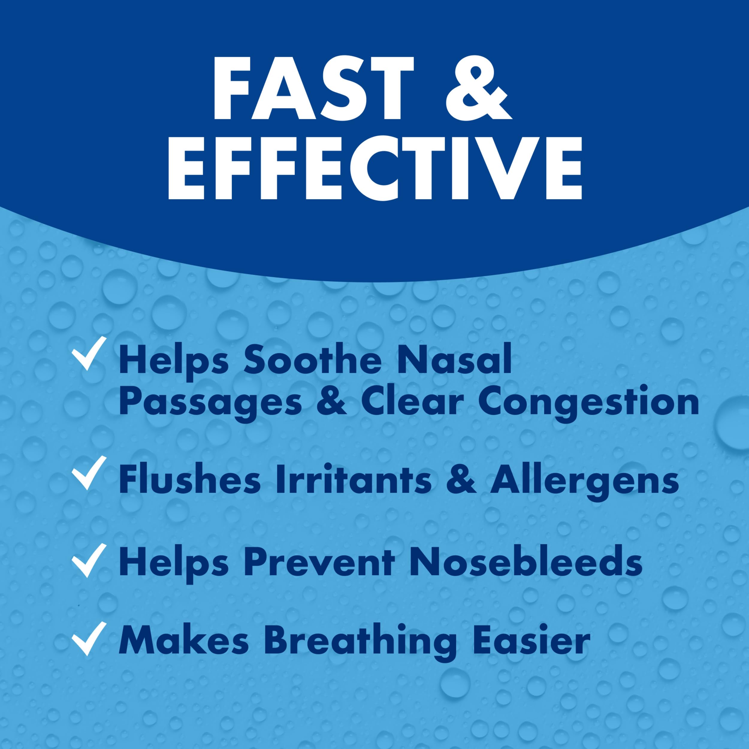 ARM & HAMMER Simply Saline mist showing gentle nasal hydration