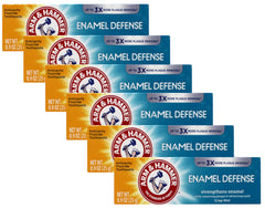 Six-pack carton of Arm & Hammer Truly Radiant Bright & Strong Whitening Toothpaste