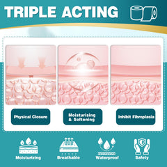 Arme silicone scar tape on skin demonstrates comfortable, snug wear for daily scar management.