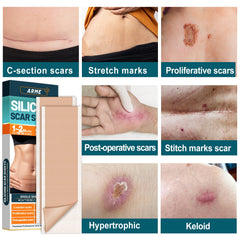 Arme travel-friendly scar sheets packaging for hygiene on the go.