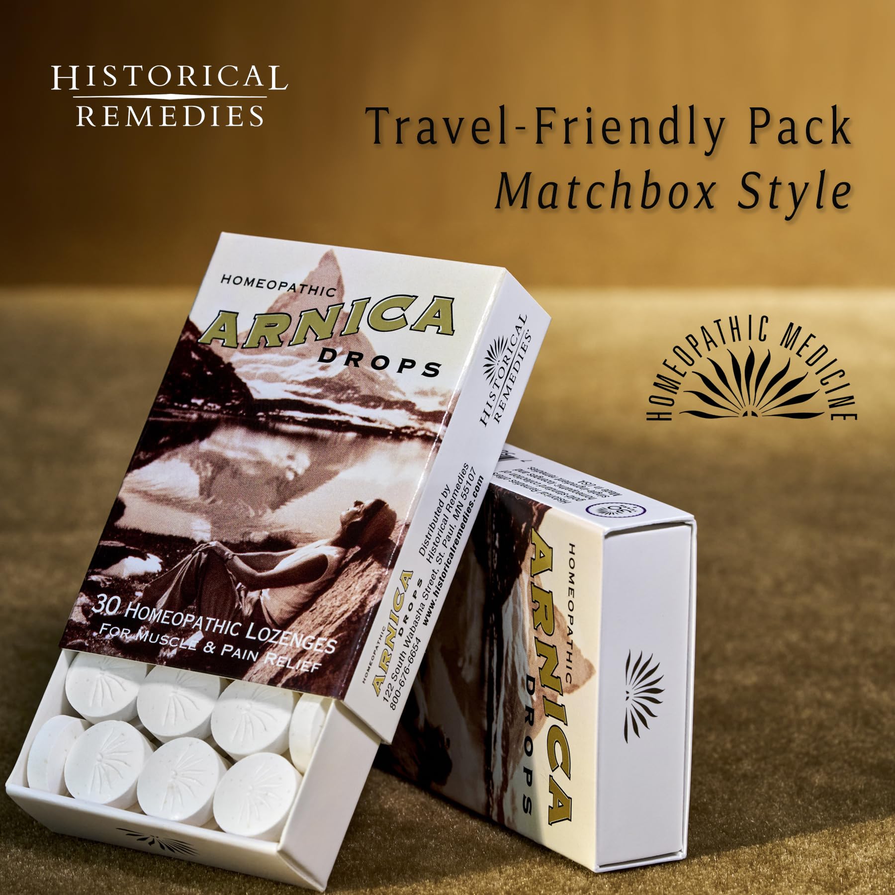 Arnica Drops on the go packaging (pocket-friendly)