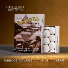 Arnica Drops Tangerine flavor label