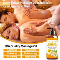 Ingredients: ginger oil, arnica extract, grapeseed oil and vitamin E