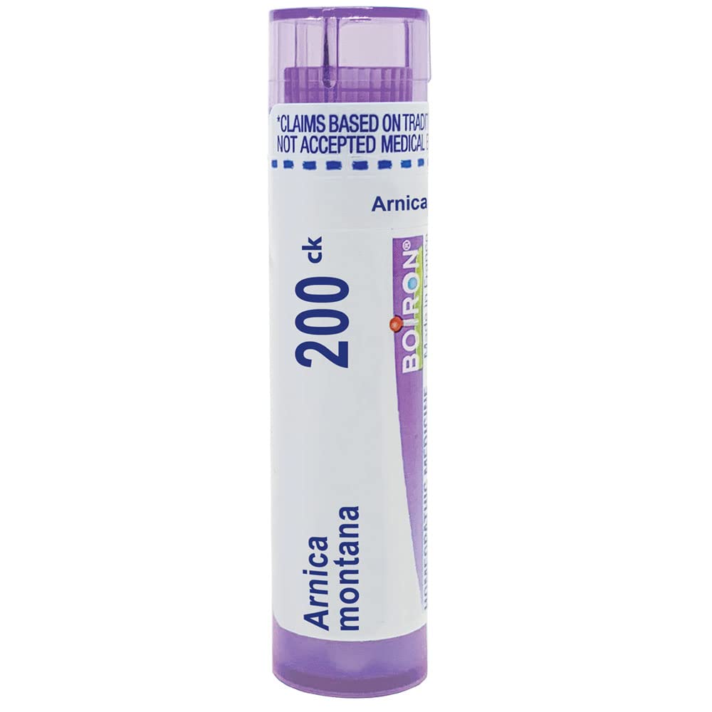 Arnica Montana 200CK Boiron bottle with 80 pellets