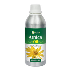 Arnica Montana Therapeutic Essential Oil in Salvia Amber Bottle, 250 ml