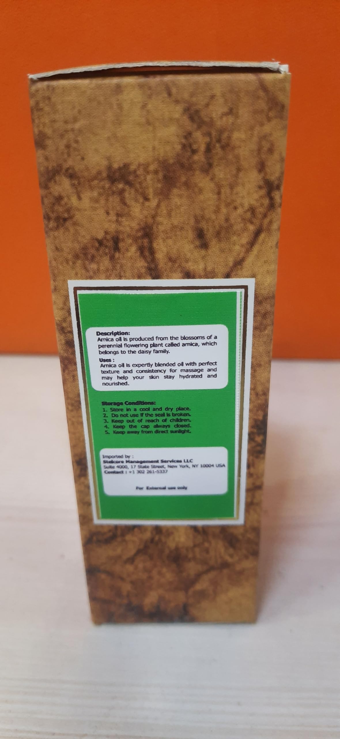 Arnica oil dropper and 30 ml bottle