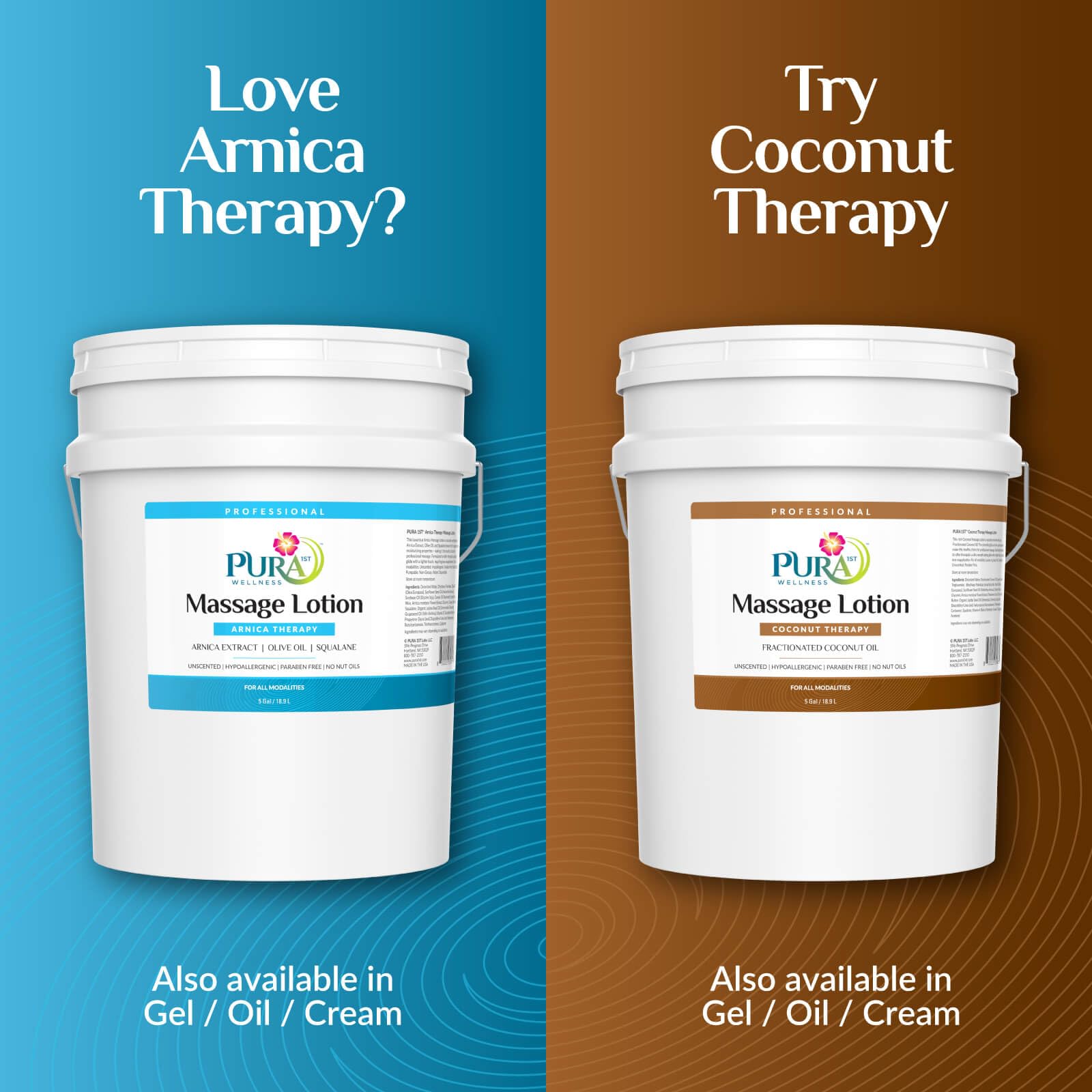 Professional-grade Arnica Therapy Massage Lotion packaging suitable for massage practices