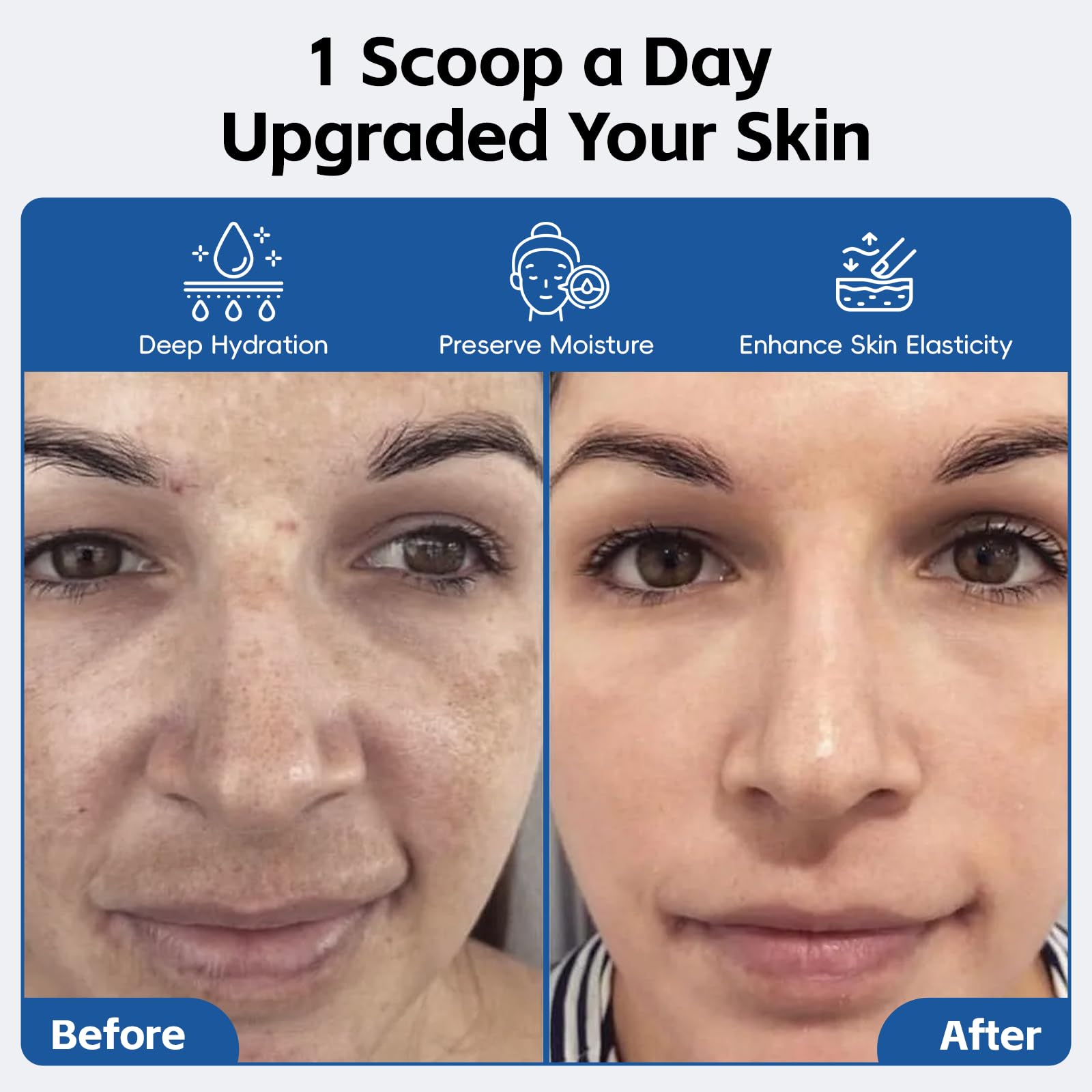 Cod-derived collagen peptides label on the product