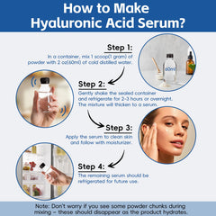 DIY serum visual with Arofum HA powder
