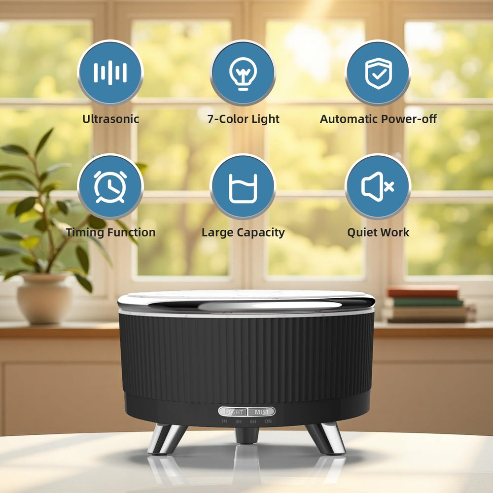 Aroma diffuser with night light and 7-color LED