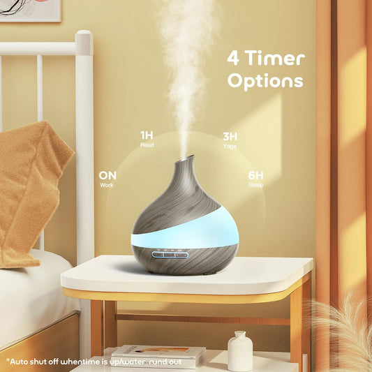 Aroma diffuser remote control operation from up to 15 feet