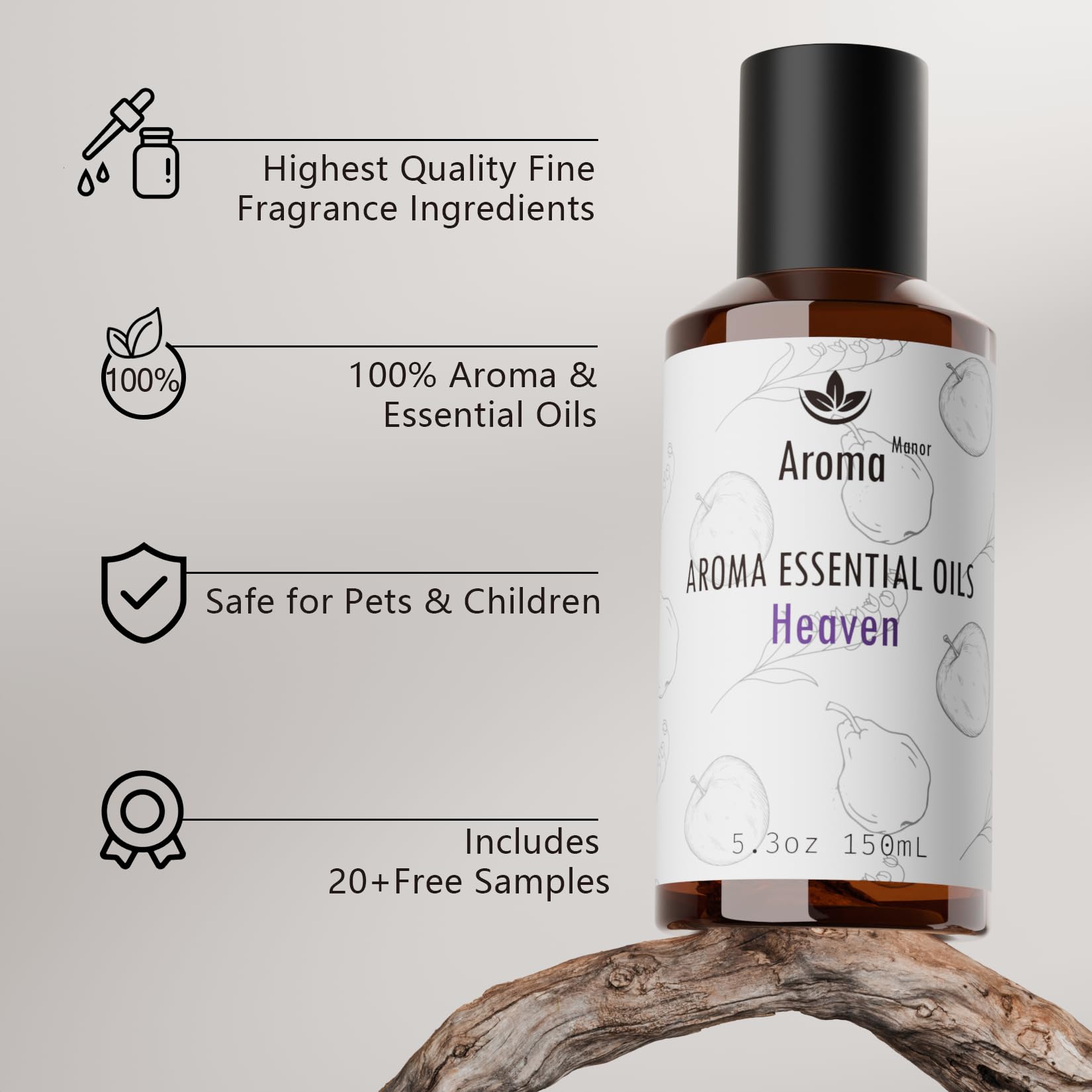 Aroma Manor oil diffusing in living room providing quick room refresh