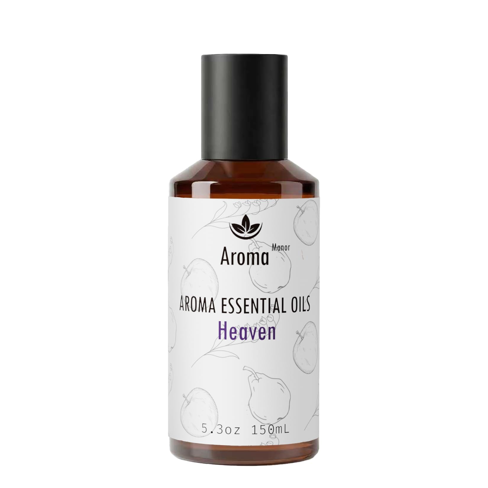Aroma Manor front bottle showing elegant packaging and clear volume benefit